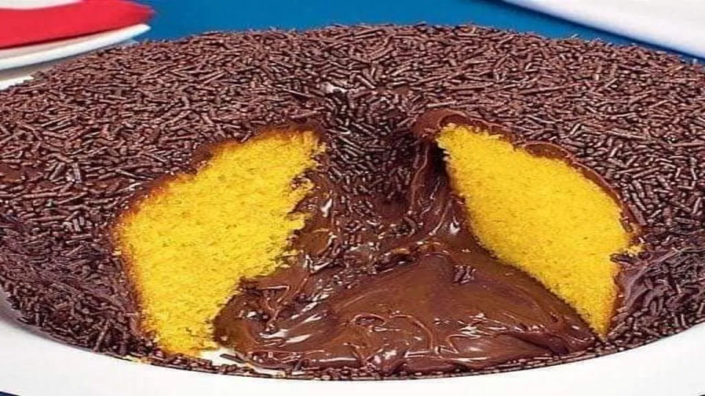 bolo de cenoura com cobertura de brigadeiro