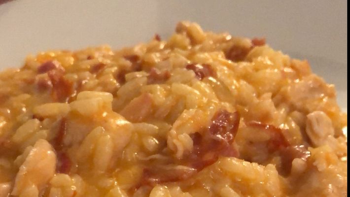 Receita de Risoto de Presunto na Panela de Pressão 